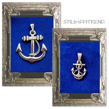 KETTENANHÄNGER ANHÄNGER ANKER ANCHOR silber wiederverschließbar f. KETTE+ARMBAND