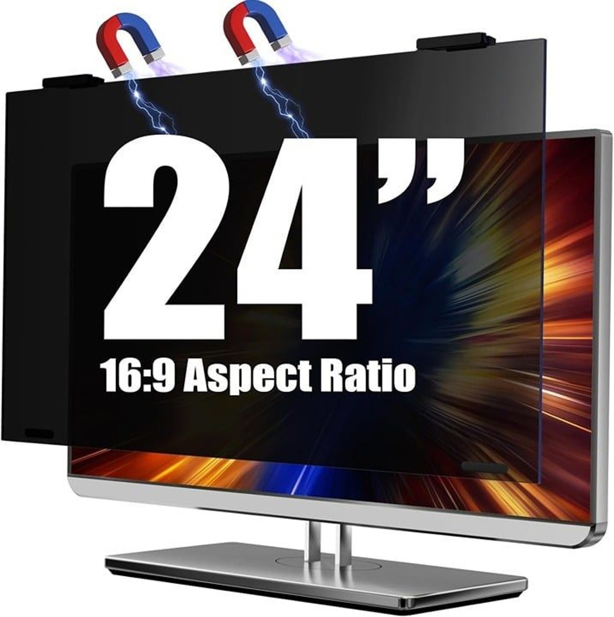24 Inch Magnetic Anti Blue Light Filter 24 Inch Magnetic Computer ...