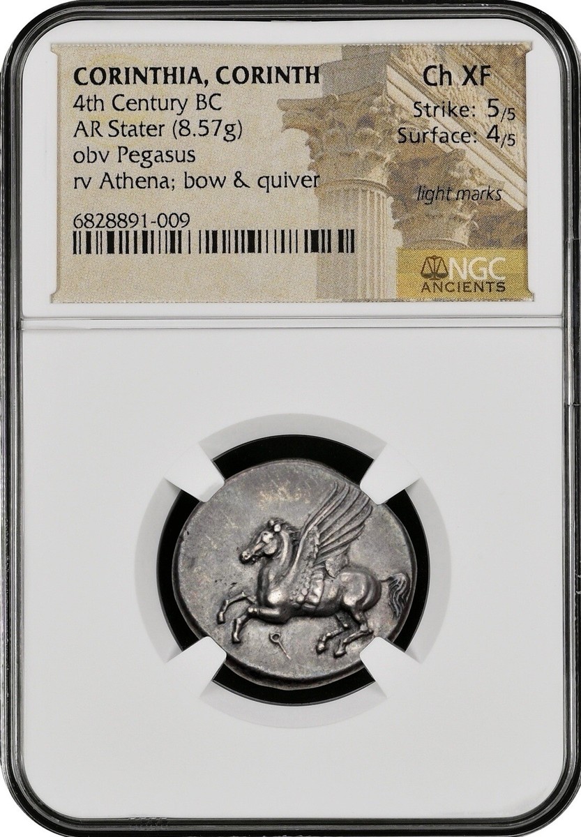 1Stater Pegasus Athena 銀貨