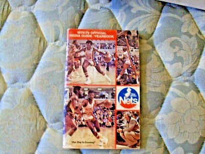 1978-79 NEW JERSEY NETS MEDIA GUIDE YEARBOOK 1979 BERNARD KING Program NBA AD  - Image 1 of 4