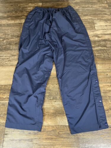 Vintage Nike Windbreaker Pants Mens XL Navy Blue Nylon Rain Golf M1 - 第 1/7 張圖片
