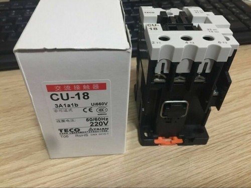 Contattore TECO CU-18 CU18 220VAC - 1PZ - Nuovo - Spedizione Gratuita