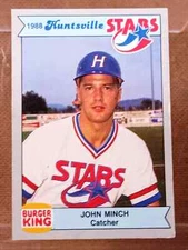John Minch 1988 Burger King Huntsville Stars