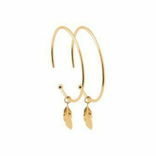 Boucles D'oreilles Vintage Plaquées Or - Bijou Rétro De Collection - Fabriqué En France