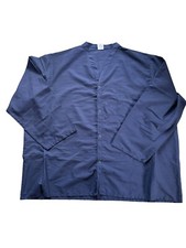 4XL Scrub Set Plus Size Navy Blue Medical Uniform Bundle Top Pants Workwear