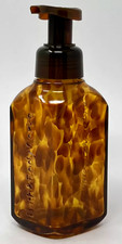 Bath  Body Works Glass Tortoiseshell Gentle  Clean Foaming Hand Soap Dispenser