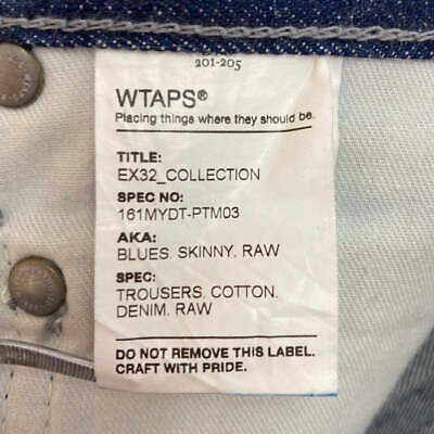 WTAPS DOUBLE TAPS 16SS 161MYDT-PTM03 BLUES DENIM PANTS WTAPS DOUBLE TAPS 16SS 161MYDT-PTM03 BLUES DENIM PANTS