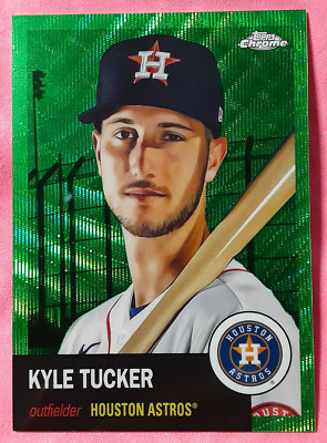 Kyle Tucker #63/99 - 2022 Topps Chrome Platinum Anniversary Green Wave see note