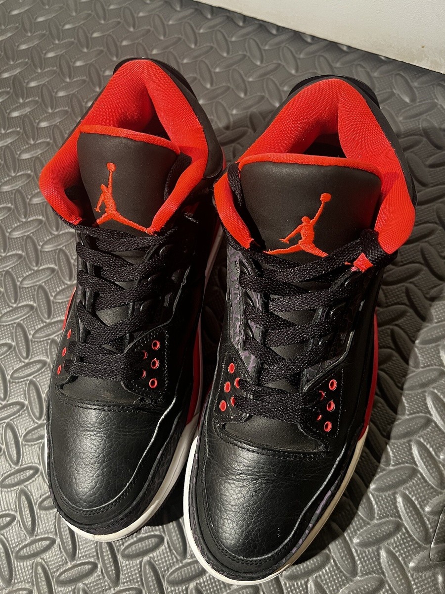 Nike Air Jordan 3 Retro Crimson Men\'s Size 11.5 2012 Air Jordan III 3 Retro Crimson 2012 Men main image 2