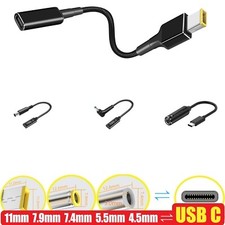 USB Type C  Laptop 100/65W PD Charger Adapter Charging Cable converter For Laptop