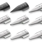 2x LAMY Z50 Fountain Pen Replacement Nib Calligraphy Italic Spare Nibs Silver