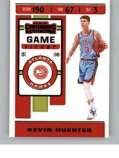 2019-20 Panini Contenders Kevin Huerter 58 Game Ticket Red Atlanta Hawks