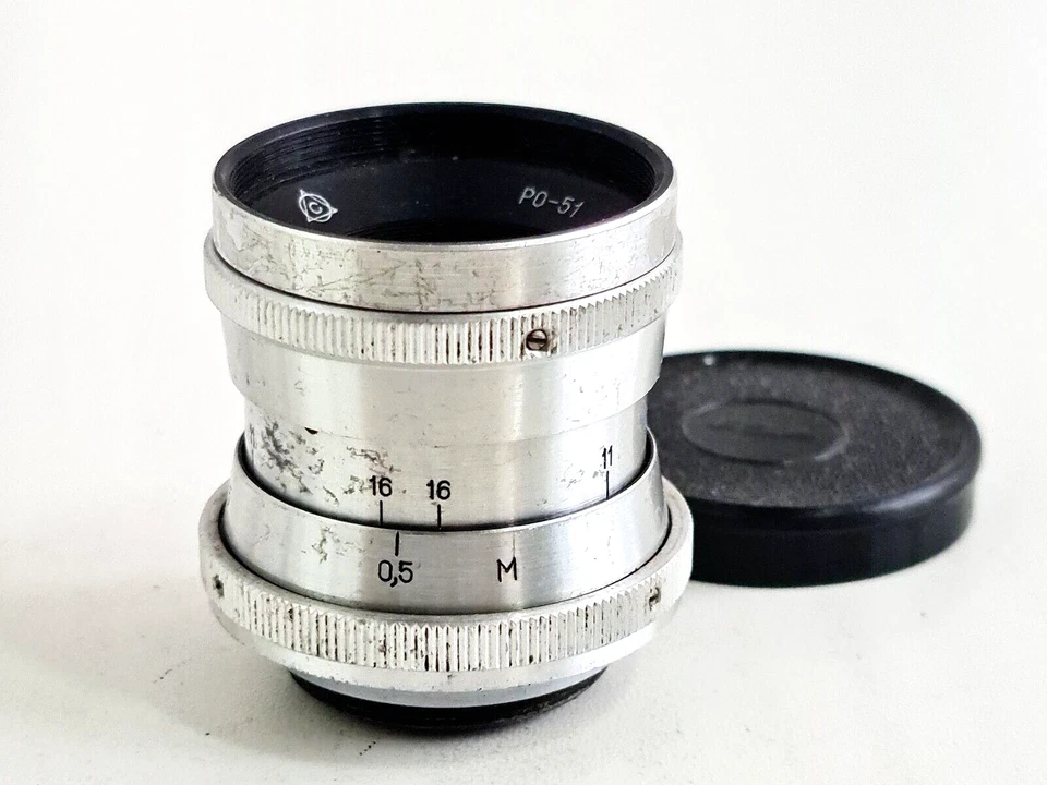 PO-51 20mm F/2.8 (RO-51) Vintage USSR Cine Lens, M27 mount for Kiev-16C-3 - Image 4 of 4