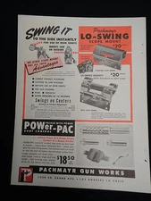 Original 1951 PACHMAYR Rifle Shotgun Gun Accessories Dealer Sales Sheet 