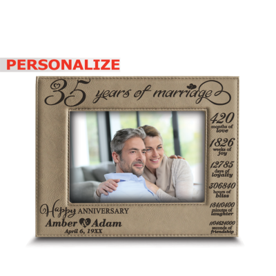 #ad #ad 35 Years of Marriage Happy 35th Anniversary Wedding Anniversary Gift $28.45