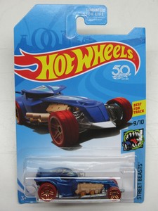HOT WHEELS 50 RATICAL RACER TREASURE HUNT STREET BEASTS 9 ...
