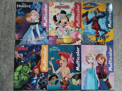 Walt Disney/PIXAR/Marvel - Malbuch für Kinder Multicolor mit 32 Seiten