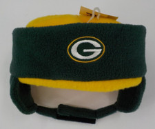 Play Football NFL Green Bay Packers Kids Winter Hat SZ 6-12 Mos Ear Flaps Fleece