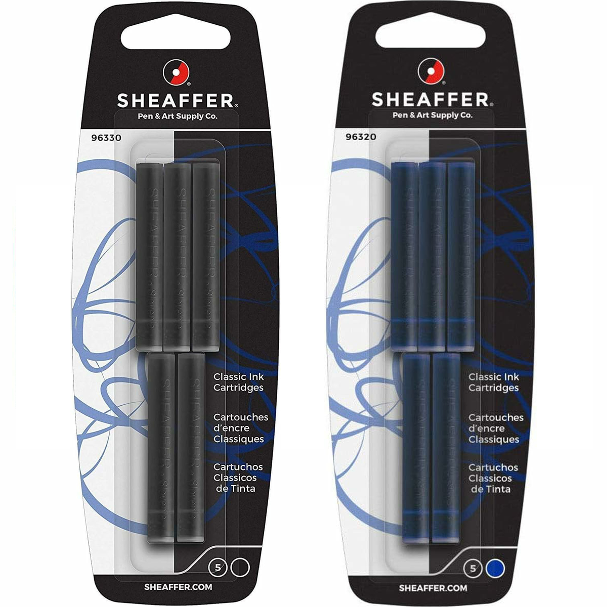 Sheaffer Skrip Classic Ink Cartridge Fountain Pen Refill Various Colours