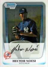 2011 Bowman Chrome Prospects #BCP17 Hector Noesi RC New York Yankees