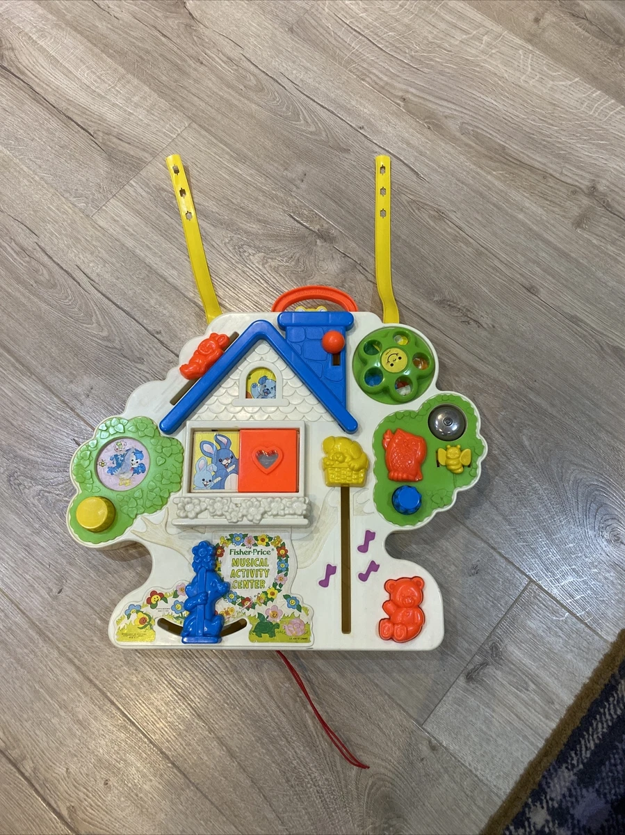 Crib Toy Fisher Price Activity Centre Cot Nice CLASSIC Vintage Fisher Price  Activity Center Baby Busy