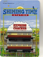 THOMAS FRIENDS SHINING TIME STATION EXPRESS COACHES 1996 ERTL NEW ON UNPUNCHED
