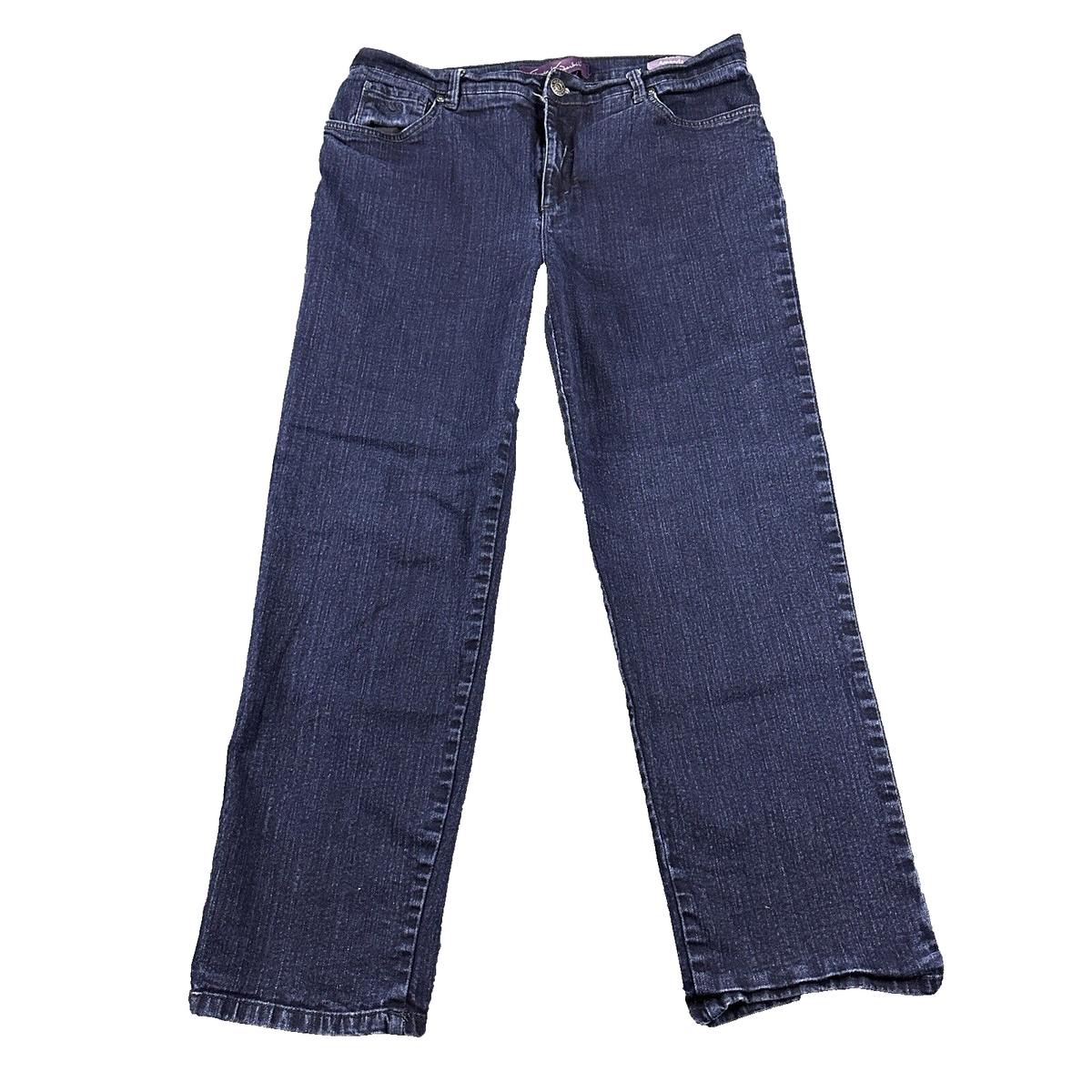 Gloria Vanderbilt Amanda Jeans Women Petite Size 16P Blue Straight