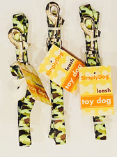 Simply Dog 3pk. Leash Lot, Green Camouflage Set, 4  XSmall, NIP  22088060