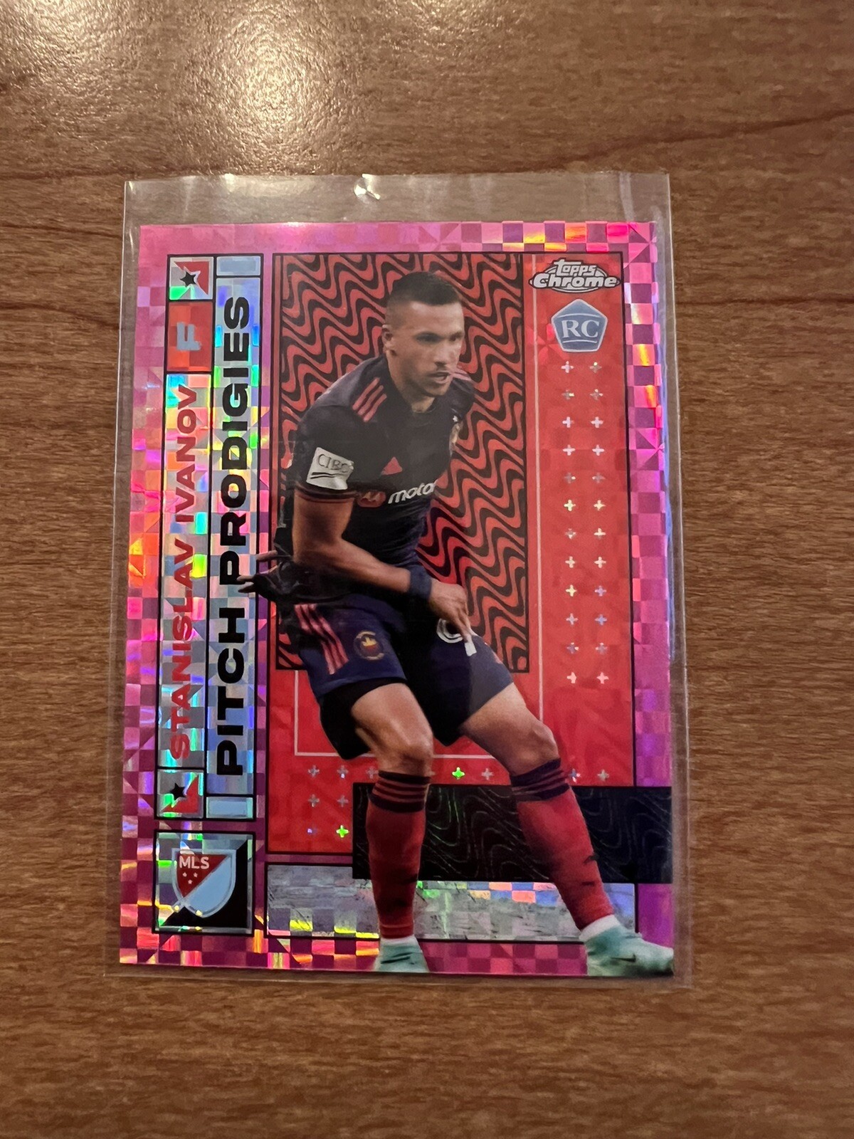 2022 Topps Chrome MLS Pink Refractor Stanislav Ivanov Pitch Prodigies Rookie