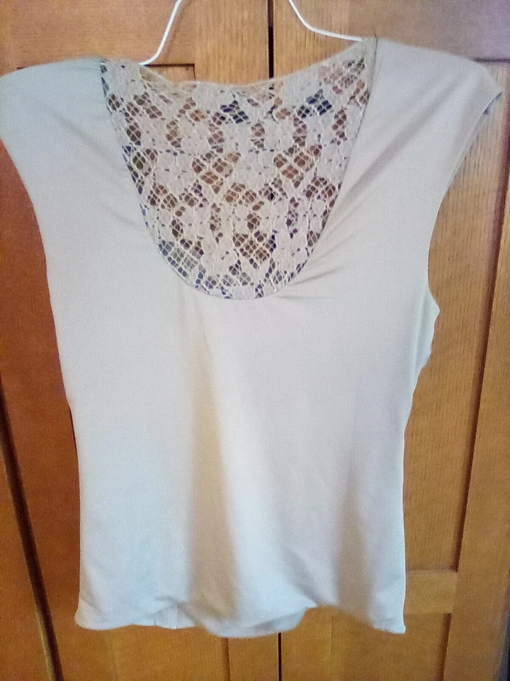 Gorgeous Shirred  Topw/ Lace Inset  by Carmen Valvo-- New! PM - Image 4 of 4