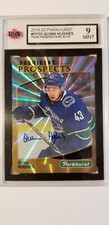Quinn Hughes 2019-20 Prominent Prospects Auto Rookie Hockey Card KSA Graded 9!!!