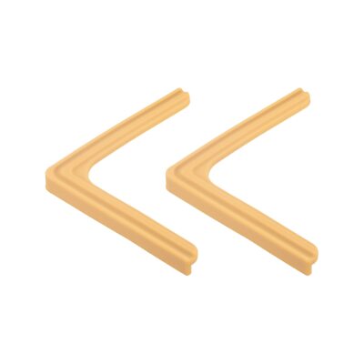 Fenster Eckschutz Kantenschutz, 2er Pack Lace Style Sicherheit Stoßstange 70mmX9mm