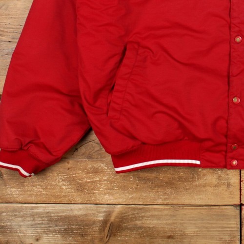 Vintage Russell Athletic Varsity Jacket 2XL Bomber Red - Picture 8 of 9