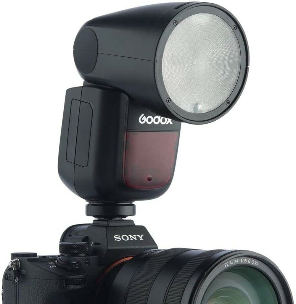 Godox V1-S Flash with Godox AK-R1 Accessories Kit for Sony A7III A7RIII  A6300