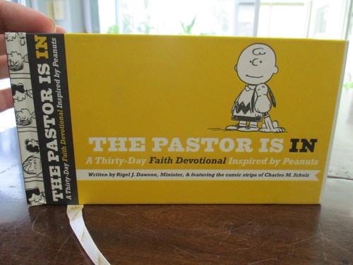 The Pastor is In A Thirty Day Faith Devotional Inspired by Peanuts-Hallmark book