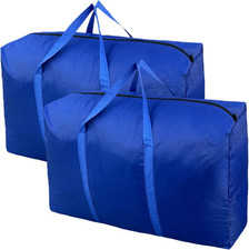 100L Extra Large Storage Bags, Big Moving Bags with Strong Zippers  Carrying Ha
