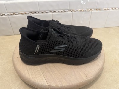 Women Skechers Slip-ins GO WALK Flex Grand Entry Sneakers Sz 8-1/2 | 124836/ BBK