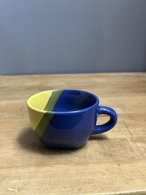 Espresso Cup by Sky Cannon Single  Cup Only Ceramic Colorful Pop Artistic VTG