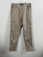 Galls Tac Force Tactical Pants Mens 30x34 Khaki Ripstop Cargo Utility TR2597