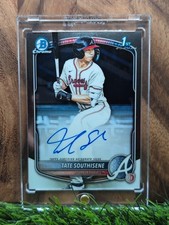 2025 Bowman Draft Tate Southisene Chrome Auto 1st Prospect #CPA-TS Braves RC