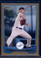 Ted Lilly 2012 Bowman Gold #56