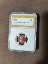 1909 PGA 64 Lincoln Penny RD