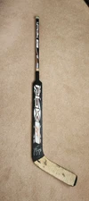 GAME USED NHL GOALIE HOCKEY STICK Jean-Sebastien Giguere Autographed COA