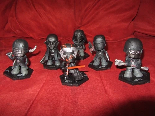 Star Wars Mystery Mini Rise of Skywalker Knights of Ren and Kylo Ren Lot
