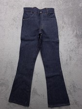 Vintage Levis 746 Bell Bottom Jeans Mens 27x32 Blue Student Flare Made USA 70s