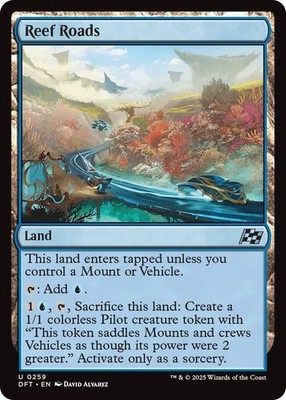 Reef Roads Uncommon Aetherdrift #259 Near Mint FOIL