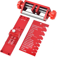 Precision Chisel Sharpening Jig & Guide, with Angle Fixture & Gauge (10°-45°) Sh