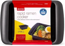 Rapid Ramen Cooker | Microwavable Cookware for Instant | 1-Pack, Black 