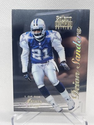 1996 Select Certified Edition - Deion Sanders #48 Artist's Proof /500