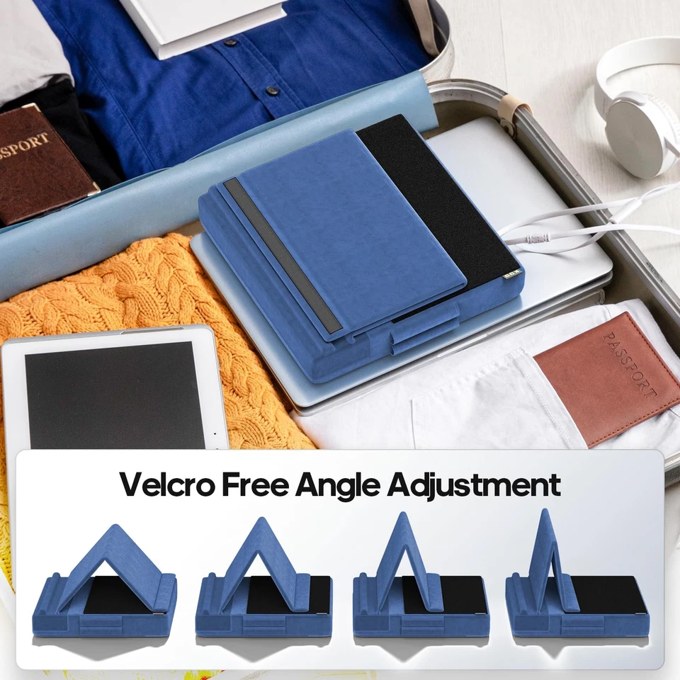 Tablet Pillow Stand, Multi-Angle Viewing Ipad Holder for Lap, Bed and Desk, F... - Image 4 of 4
